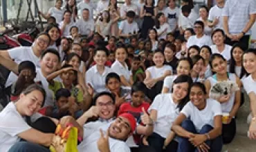 Group of smiling people